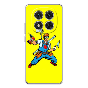 Силіконовий бампер (Працівники) на Xiaomi Redmi Note 15 Pro 5G – Будівельник