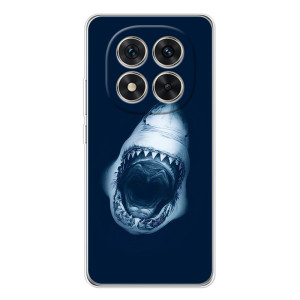 Силиконовый бампер с картинкой животных для Xiaomi Redmi Note 15 Pro 5G (Пасть Акулы)