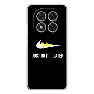 Силиконовый Чехол на Xiaomi Redmi Note 15 Pro 5G с картинкой Nike – Later