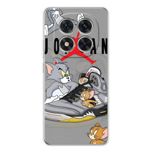 Силиконовый Чехол Nike Air Jordan на Xаomi Рэдми Нот 15 Про 5G – Air Jordan