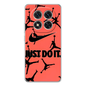 Силиконовый Чехол Nike Air Jordan на Xаomi Рэдми Нот 15 Про 5G – Just Do It