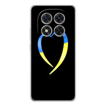 Силіконовий Чохол  на Xiaomi Redmi Note 15 Pro 5G (Я-Україна) (Українське серце)