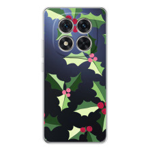 Зимні Чохли для Шiaomi Рєдмі Ноут 15 Про 5G - прозорий фон (Різдвяний фон)