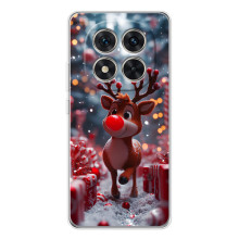 Яскравий чохол для Xiaomi Redmi Note 15 Pro 5G з Зимові Оленята (Олень серед подарунків)