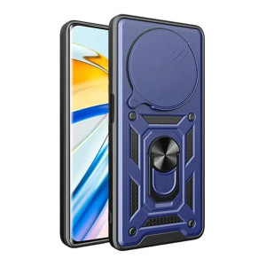 Чехол Ummi Camshield Serge Ring для Xiaomi Redmi Note 15 Pro+ 5G / Poco M8 Pro 5G – Синий
