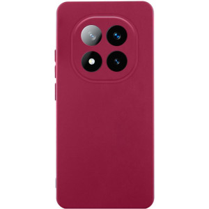 Чехол TPU GETMAN Liquid Silk Full Camera для Xiaomi Redmi Note 15 Pro+ 5G – Бордовый