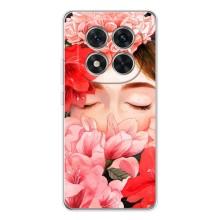 Чехлы (ART) Цветы на Xiaomi Redmi Note 15 Pro Plus (VPrint) (Глаза в цветах)