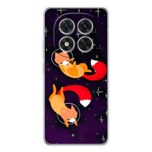 Чехлы с картинкой Лисички для Xiaomi Redmi Note 15 Pro Plus (VPrint) (Лисички космонавты)