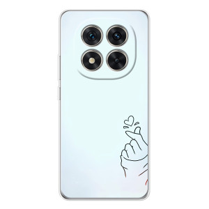 Чехлы (Знак сердечка) на Xiaomi Redmi Note 15 Pro Plus – Сердце на голубом