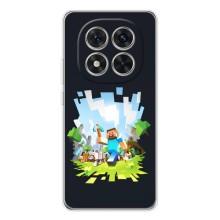 Чехол Майнкрафт на Xiaomi Redmi Note 15 Pro Plus (AlphaPrint) Minecraft (персонажи Minecraft)