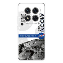 Силиконовый бампер с принтом "Наса" на Xiaomi Redmi Note 15 Pro Plus – Билет в космос