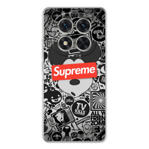 Чехол с Брендами одежды на Редми Ноте 15 Про Плюс – Supreme Маус