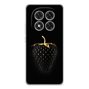 Чехол с изображением  вкусной еды для Xiaomi Redmi Note 15 Pro Plus – Чёрная клубника