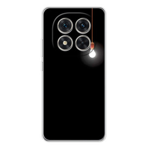 Чехол с картинками на черном фоне для Xiaomi Redmi Note 15 Pro Plus – Лампочка
