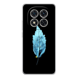 Чехол с картинками на черном фоне для Xiaomi Redmi Note 15 Pro Plus – Листочек