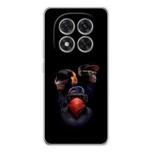 Чехол с Обезьянами Xiaomi Redmi Note 15 Pro Plus - (AlphaPrint) (Три обезьяны)