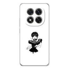 Чехлы Венсдей на Xiaomi Redmi Note 15 Pro Plus Уэнсдей (AlphaPrint) (танец Уэнздей)