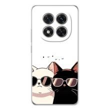 Чехол с рисунком кот на Xiaomi Redmi Note 15 Pro Plus (Коты в очках)