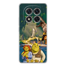 Печатный чехол с принтом Шрек для Xiaomi Redmi Note 15 Pro Plus – Шрек и Фиона