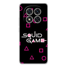 Чехол Гра в кальмара для Xiaomi Redmi Note 15 Pro Plus – Логотип игры кальмара