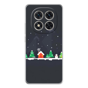 Силиконовый бампер на рождество для Xiaomi Redmi Note 15 Pro Plus – Город зимний