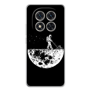 Силиконовый Чехол с принтом "Космонавты" на Xiaomi Redmi Note 15 Pro Plus – Космонавт