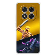 Чехол з героями Клеш Рояль для Xiaomi Redmi Note 15 Pro Plus – Варвар против Пекка