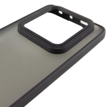 Чехол TPU+PC Lyon Frosted для Xiaomi Redmi Note 15 Pro 4G – Черный