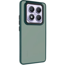 Чехол TPU+PC Lyon Frosted для Xiaomi Redmi Note 15 Pro 4G – Зеленый