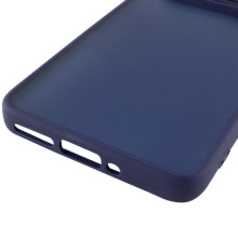 Чехол TPU+PC Lyon Frosted для Xiaomi Redmi Note 15 Pro 4G – Темно-синий