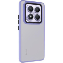 Чехол TPU+PC Lyon Frosted для Xiaomi Redmi Note 15 Pro 4G – Фиолетовый