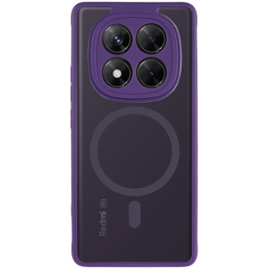 Чехол TPU Bloom with Magnetic Fit для Xiaomi Redmi Note 15 Pro 4G – Фиолетовый