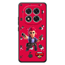 Бампер (ТПУ) з принтом Brawl Stars на Редмі Ноте 15 Про (Кольт на червоному)