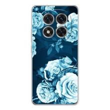 Чехлы (ART) Цветы на Xiaomi Redmi Note 15 Pro (VPrint) (Голубые Бутоны)