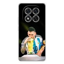 Чехлы для Xiaomi Redmi Note 15 Pro (Leo чемпион) (AlphaPrint) (Кубок Месси)