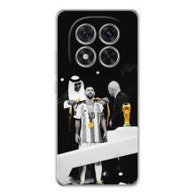 Чехлы для Xiaomi Redmi Note 15 Pro (Leo чемпион) (AlphaPrint) (Месси в накидке)