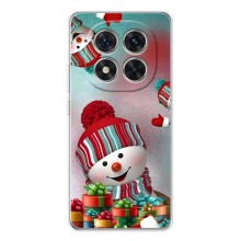 Чехлы на Новый Год Xiaomi Redmi Note 15 Pro (Снеговик в шапке)