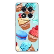 Чехлы с Фруктами для Xiaomi Redmi Note 15 Pro (VPrint) (Кексики)