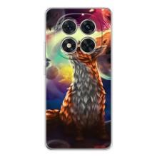Чехлы с картинкой Лисички для Xiaomi Redmi Note 15 Pro (VPrint) (Лисица в космосе)