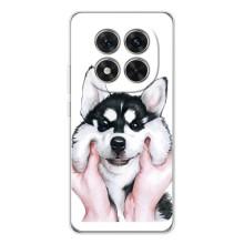 Чехлы с собаками для Xiaomi Redmi Note 15 Pro (VPrint) (Довольный Хаски)