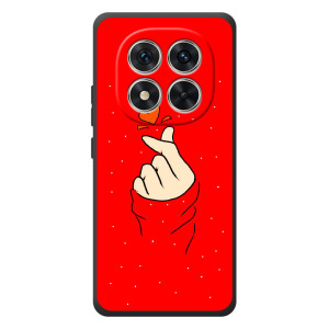Чехлы (Знак сердечка) на Xiaomi Redmi Note 15 Pro – Сердце на красном