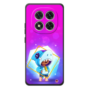 Чехол Бравл Старс для Xiaomi Redmi Note 15 Pro – Леон в костюме Акулы