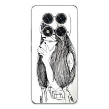 Чехол с печатью для Xiaomi Redmi Note 15 Pro - (Мода) (AlphaPrint) (Фото девочки)