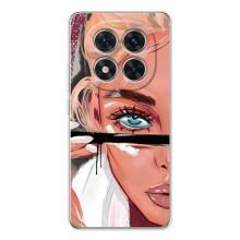 Чехол с печатью для Xiaomi Redmi Note 15 Pro - (Мода) (AlphaPrint) (Макияж)
