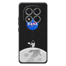 Силіконовый бампер з принтом "Наса" на Xiaomi Redmi Note 15 Pro – Космонавт NASA