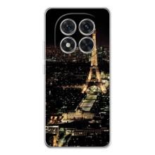 Чехол Эйфелева Башня для Xiaomi Redmi Note 15 Pro - (AlphaPrint) (Ночной Париж)