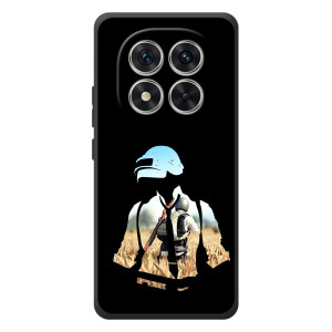 Силиконовый чехол с картинкой "Герой Pubg" на Xiaomi Redmi Note 15 Pro – Пубг мен