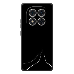 Чехол с картинками на черном фоне для Xiaomi Redmi Note 15 Pro – Дорога