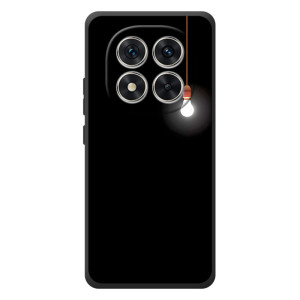 Чехол с картинками на черном фоне для Xiaomi Redmi Note 15 Pro – Лампочка