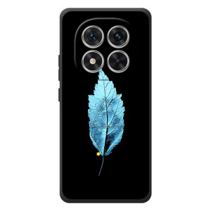 Чехол с картинками на черном фоне для Xiaomi Redmi Note 15 Pro – Листочек